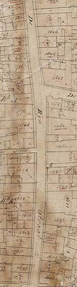 Kadaster Rijnstraat begin 1800