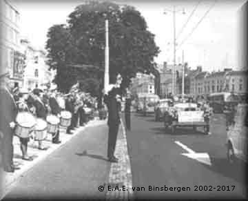 In de optocht