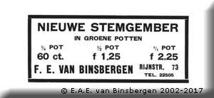 Advertentie stemgember