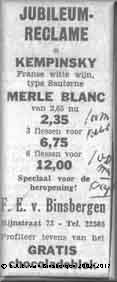 Derde advertentie 75 jaar