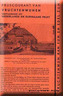 Folder Zoete most prijstlijst