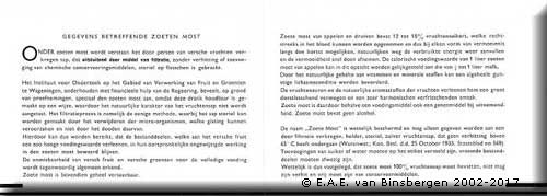 Zoete most vlugschrift
