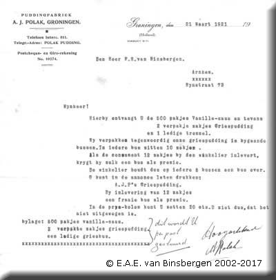 Deel twee brief verkochte advertentieplaats