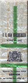 Verpakking zak koffie groen